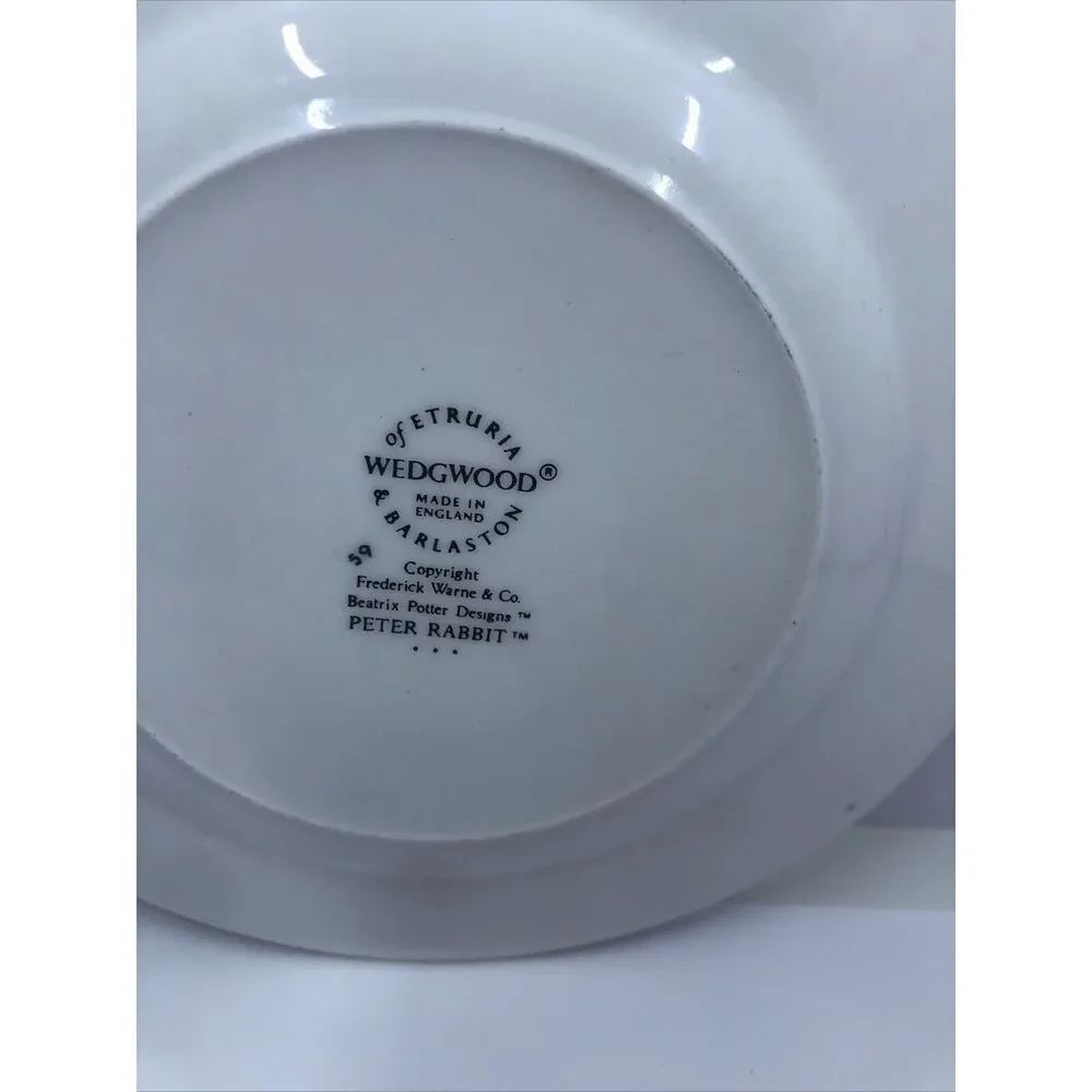 Peter Rabbit Nursery Plate by Wedgwood Plate 7”  - Beatrix Potter